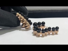 joia feita sob encomenda luxuosa do brinco 18k de Cartier da joia dos brincos do diamante da boa qualidade