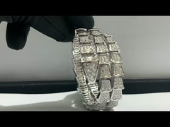 joia feita sob encomenda luxuosa do diamante do diamante alto do ouro do bvlgari 18k da joia do tipo