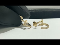 tipo luxuoso dos brincos de Cartier do fabricante da joia da fábrica