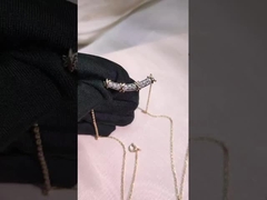 Diamantes de ouro de 18 quilates de joalheria de design moderno para o mercado de luxo