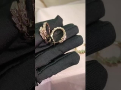 Brincos BVL de Alta Joalheria com Diamantes de Gemas e Clareza Vvs