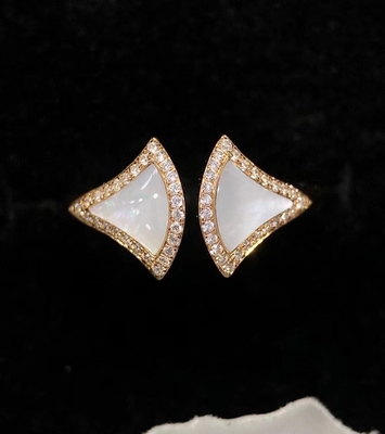 Premium Quality Luxury 18K Gold Diamond Ring Custom Jewelry Divas Dream Ring