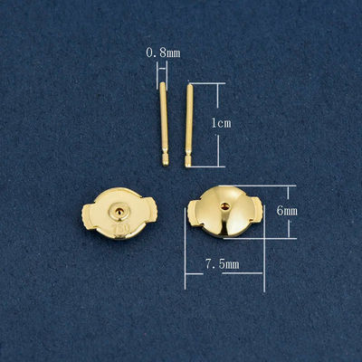 18K Gold Flying Disc Wall Earplugs