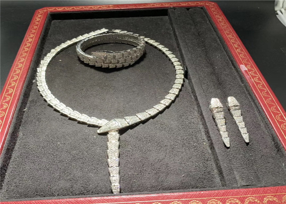 Unique Serpenti Design 18K Gold Diamond Jewelry Customization Available