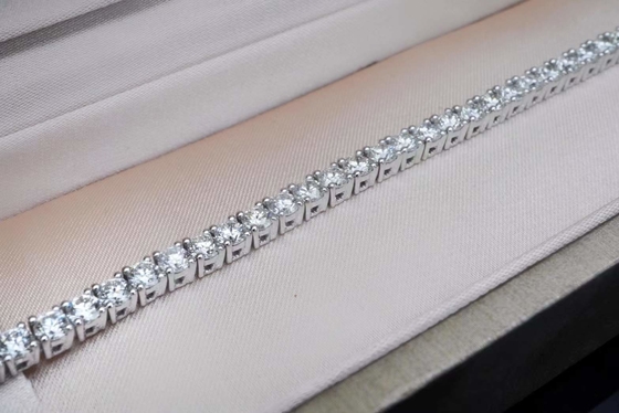 9 Carat Diamond Tennis Bracelet In 10K White Gold by Jewelry Factory Wholesale Price tennis bracelet set