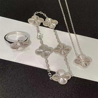 Marca de luxo de ouro real 18k Joias Custom Brand e Arpels Joias