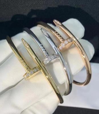 18K ouro feito sob encomenda luxuoso Diamond Bracelet Original Quality 1pcs MOQ