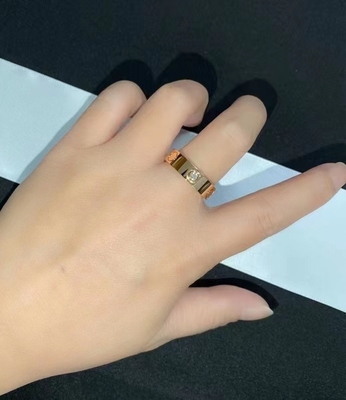 joia profissional para fazer a anel de noivado de ouro da joia 18k o anel mais Brand do amor ouro luxuoso